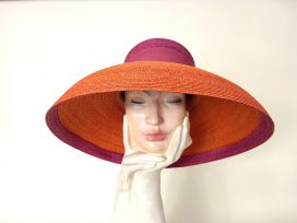Audrey Hapburn Style pink orange Mottled extra fine.jpg