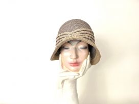 20er Jahre Cloche hellgrau Mottled.jpg